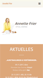 Mobile Screenshot of annettefrier.de